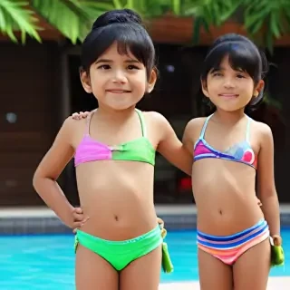 indian kid bikini