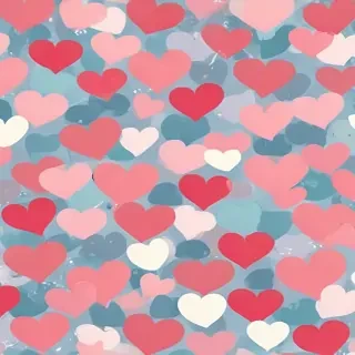 cute heart background