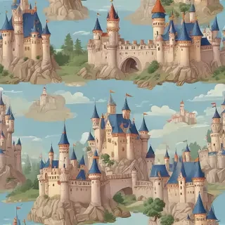 cartoon castle