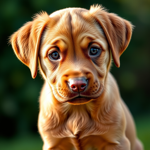 cute brown labrador puppy