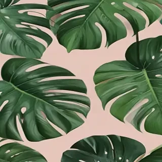 aesthetic monstera wallpaper