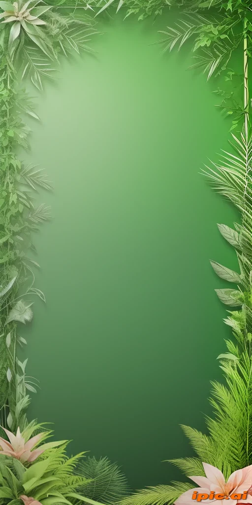 greenery background aesthetic