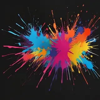 paint splatter transparent