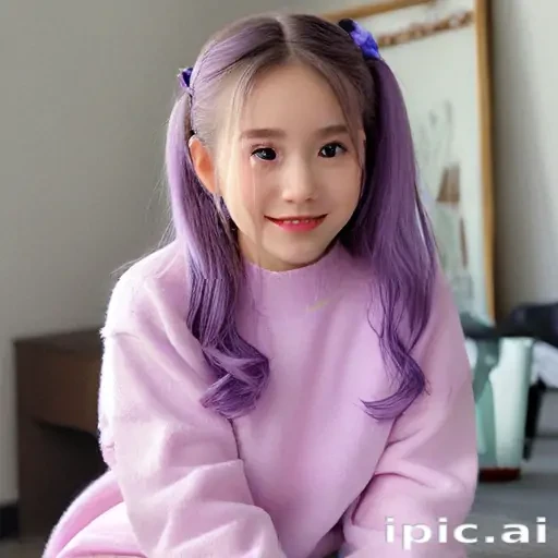 purple cute