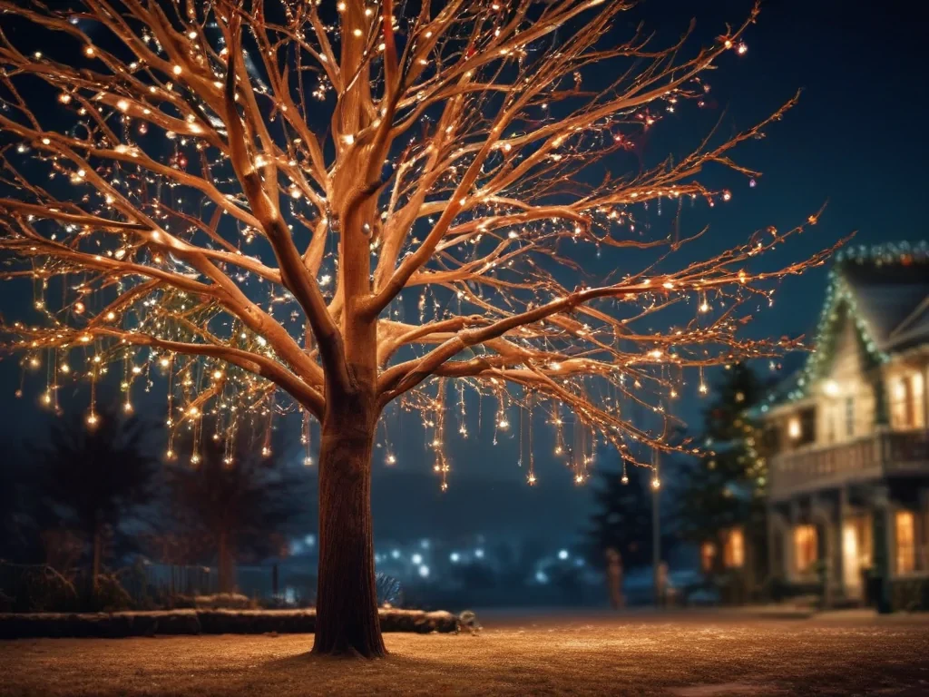 christmas lights iphone wallpaper