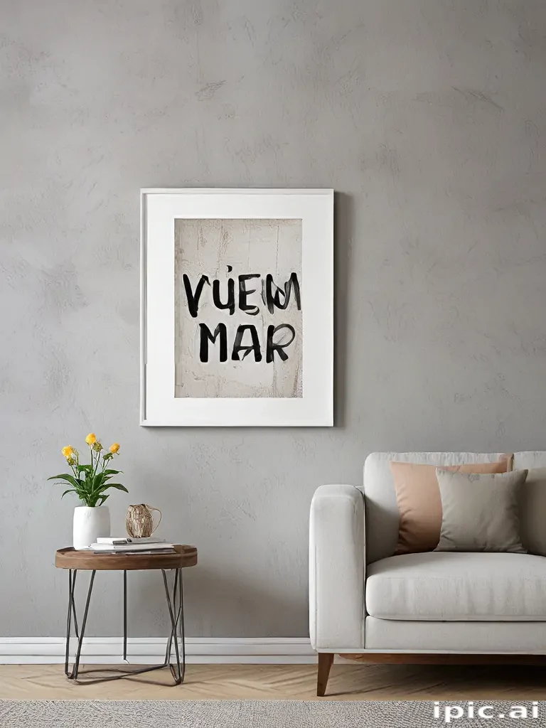 wall art mock up