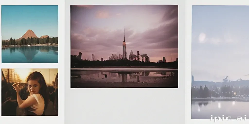 aesthetic polaroid frame