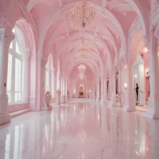 pink and white aesthetic