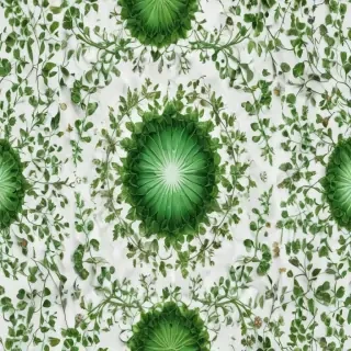 green on white background