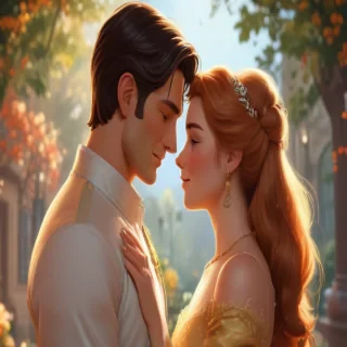 cartoon couple aesthetic
