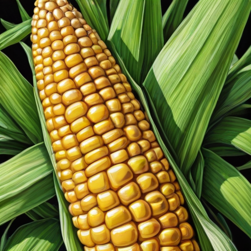 corn drawing