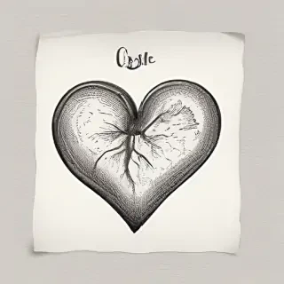 hand drawn heart