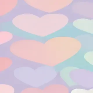 pastel heart wallpaper