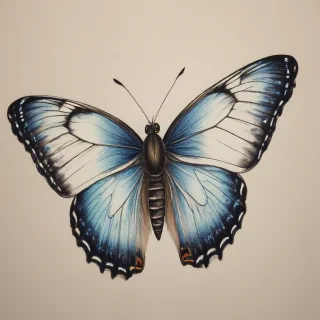 butterfly drawign