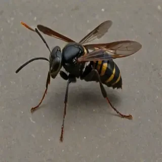 black wasp