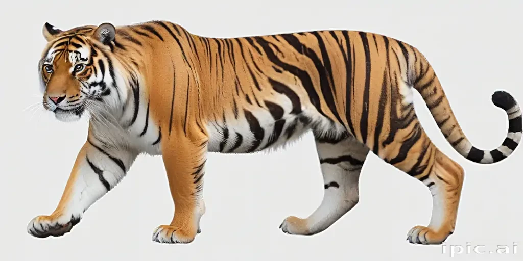 transparent tiger