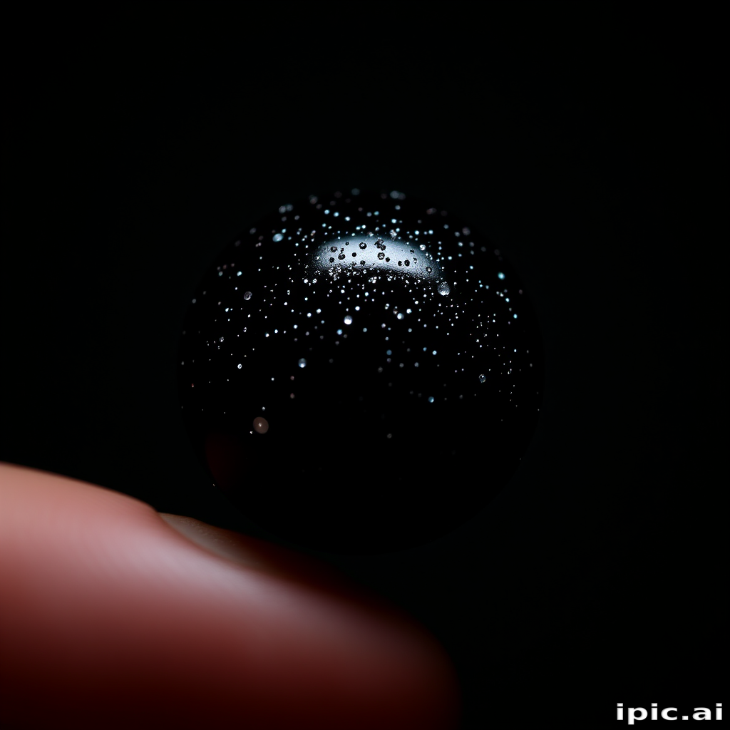 black with glitter