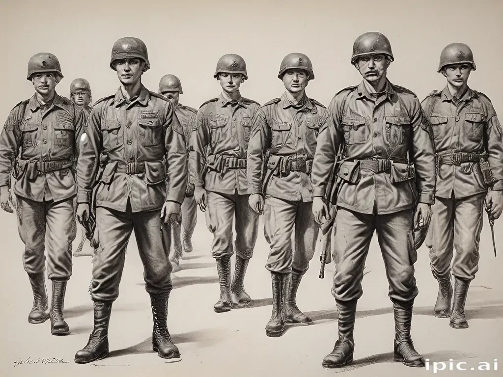 army drawings