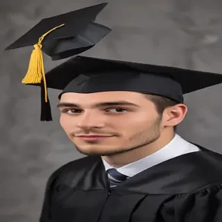 grad hat png