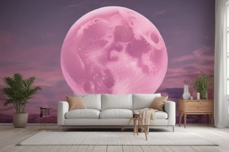 pink moon wallpaper