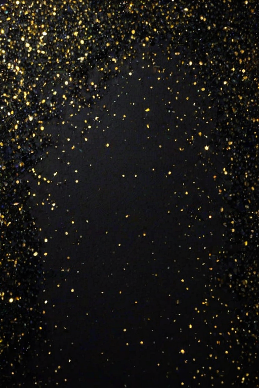 black background with glitter