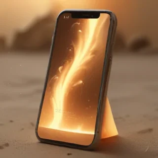 beige phone background