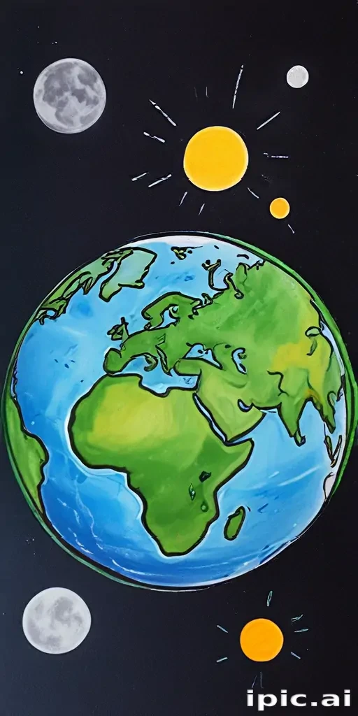 earth cartoon drawing