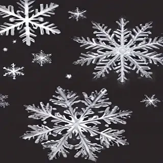 snowflakes clipart transparent background