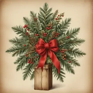 vintage christmas images to print
