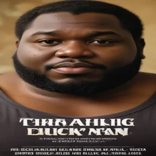 black fat man