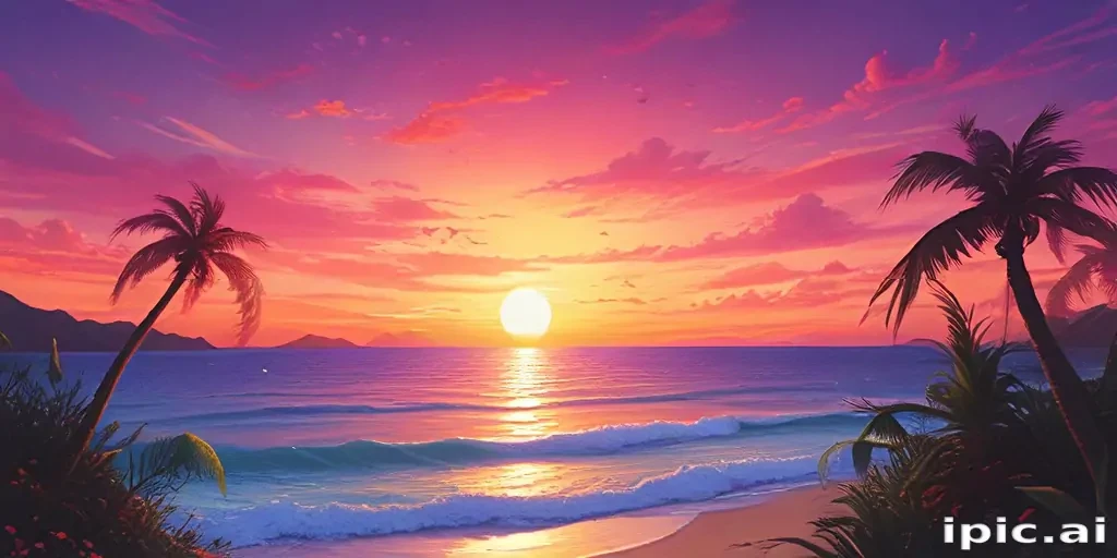 cute sunset backgrounds