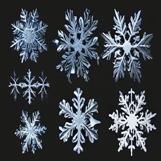 snowflakes png transparent