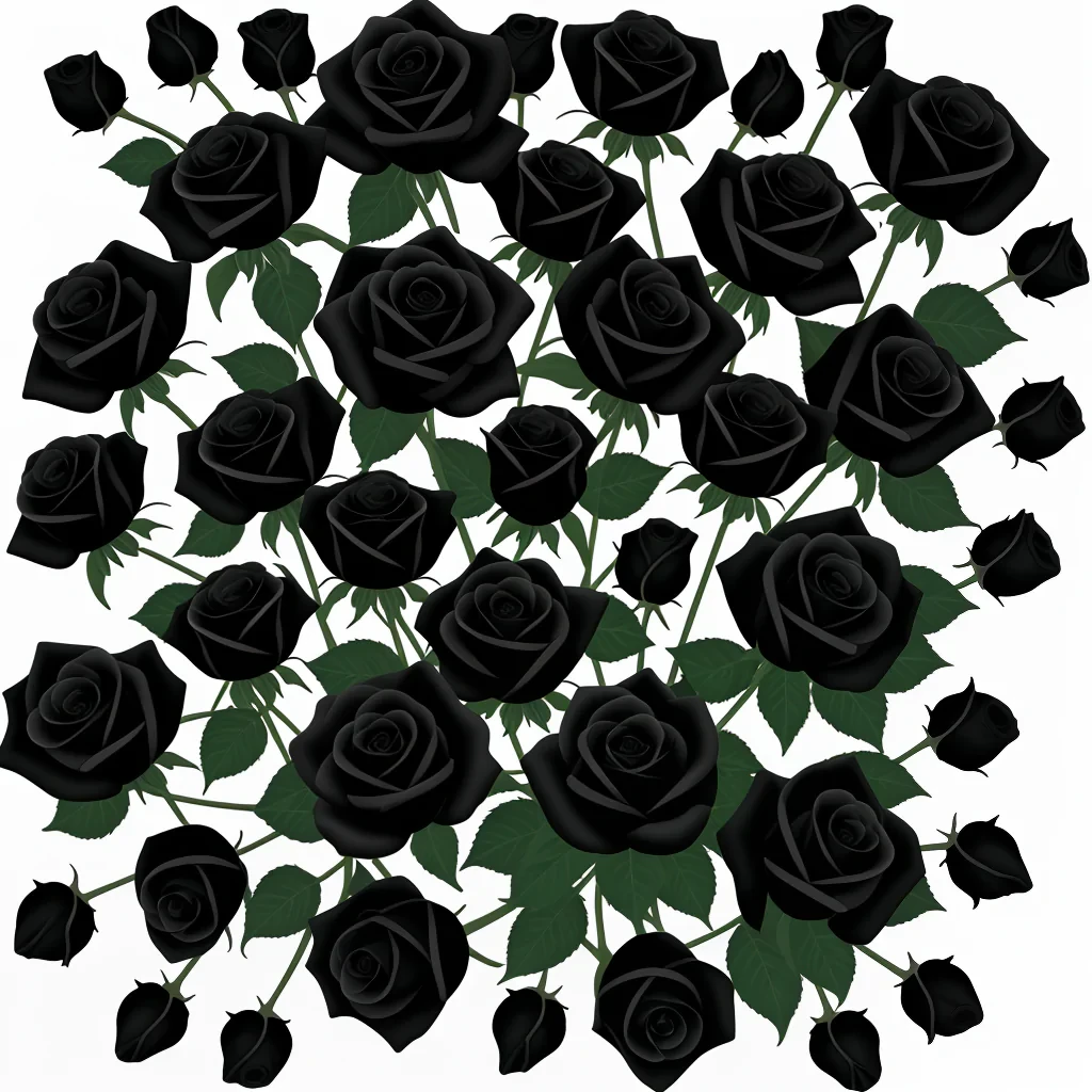 black roses png