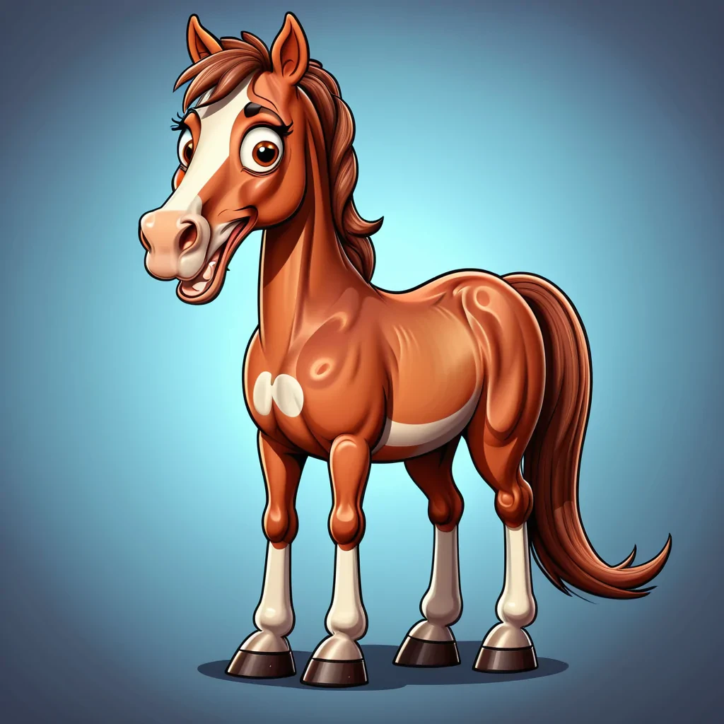 cartoon horse