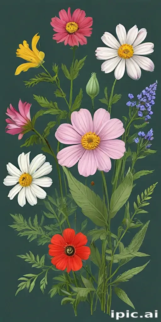 free wildflower clipart