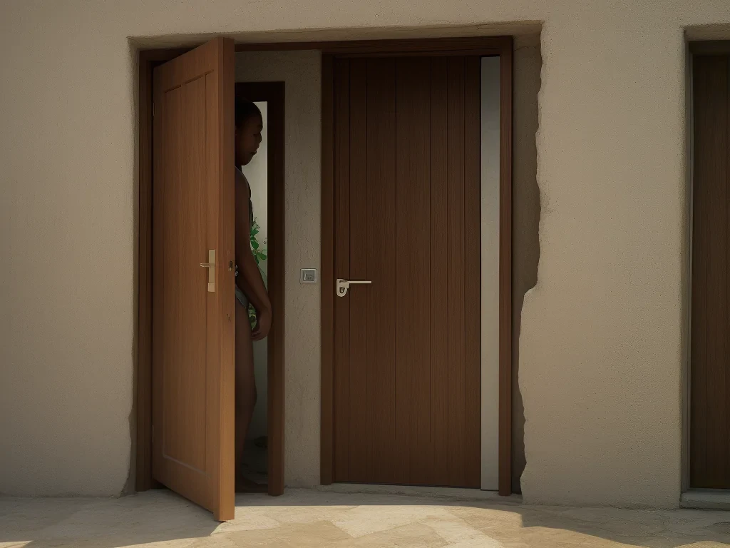 opening door png