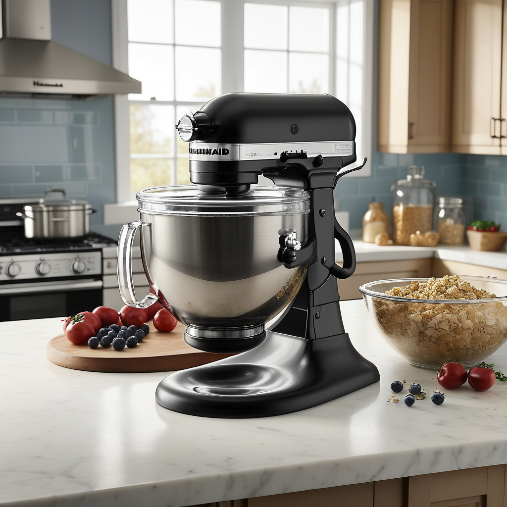 kitchenaid mixer glass bowl 6 qt