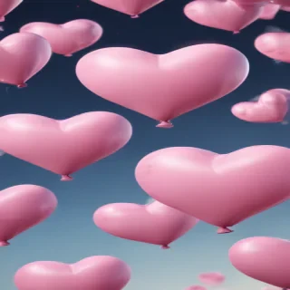 pink hearts png
