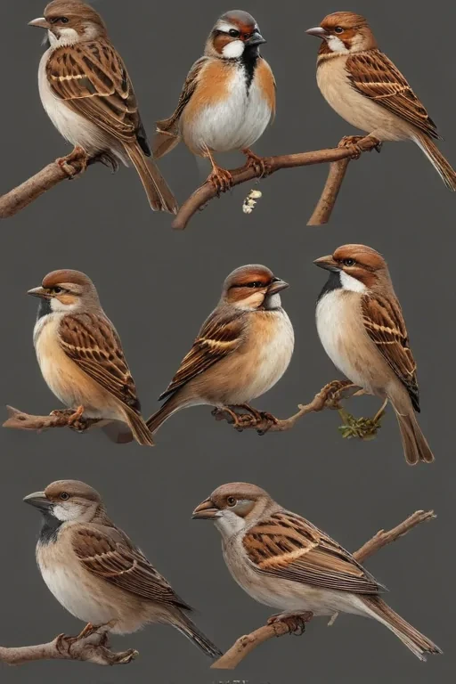 sparrow clipart