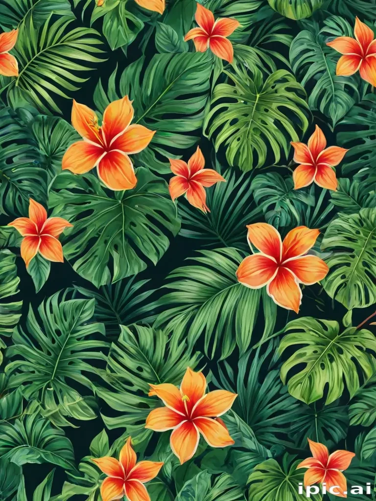 tropical wallpaper iphone
