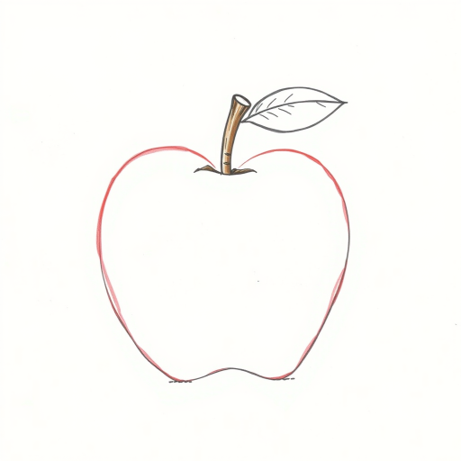 apple drawings