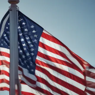 american flag aesthetic