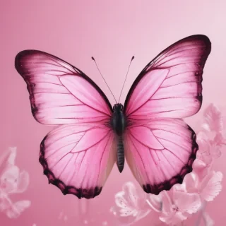 cute pink butterfly wallpaper