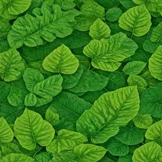 green leaf design