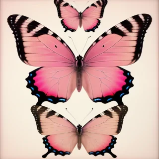 pink butterfly images