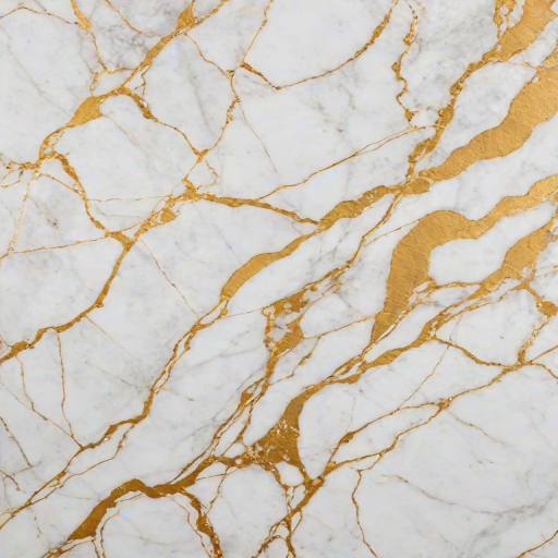 white and gold marble background