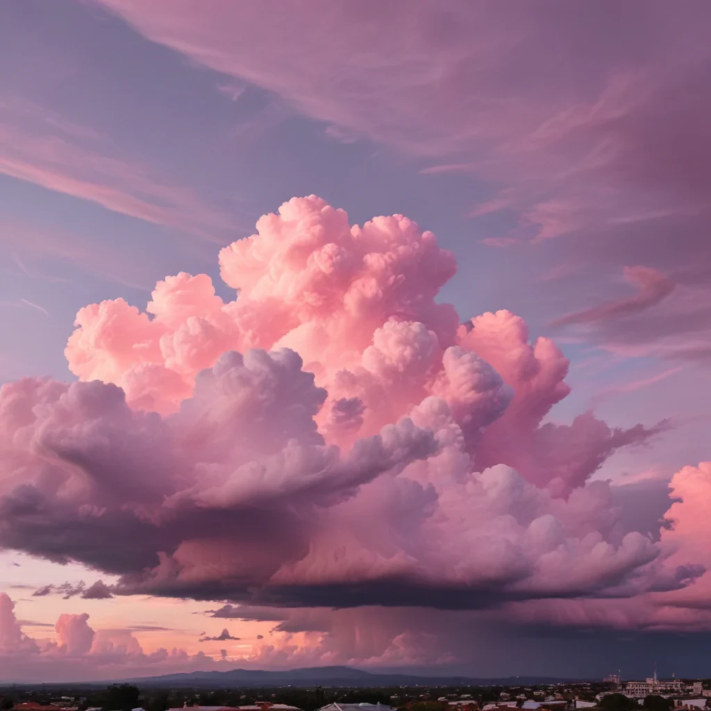 aesthetic pink clouds