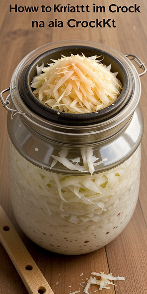how to make kraut in a crock