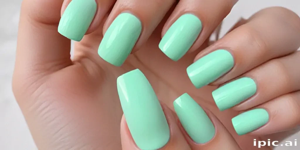 aesthetic mint green