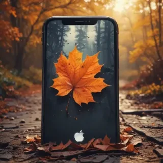 iphone fall wallpaper